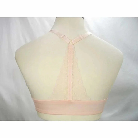 32D Fine Lines CV012 Converted Racerback Front-Closure Push-Up UW Bra Bliss Pink - Picture 4 of 5
